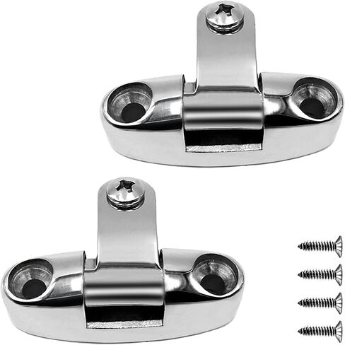 yanyucb boat bimini top dovivel deck hinge 316 مفصلي من الفولاذ المقاوم للصدأ مفصلات دوارة قابلة للتعديل ، مع دبوس ومسامير قابلة للإزالة in Saudi Arabia