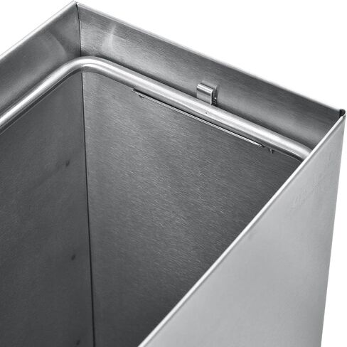 Global Industrial Stainless Steel Wall Mounted Receptacle, 6-2/5 Gallon in Saudi Arabia