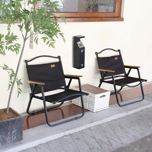 Wall Mounted Trash Receptacle w/Removable Bucket, Metal Trash Container, Outdoor Trash Cans for Home, Office, School in Saudi Arabia