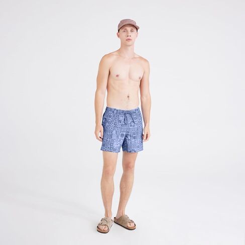 SAXX Underwear Co. Men's Oh Buoy 2N1 Volley 5" Stretch Lined Swim Trunk in Saudi Arabia