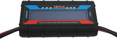 2 Pcs 150A RC Watt Meter, DC High Precision Power Analyzer Multi Meter with Backlight Display for Battery Monitor, Solar Panel, RV, Automotive, Marine (100V) in Saudi Arabia