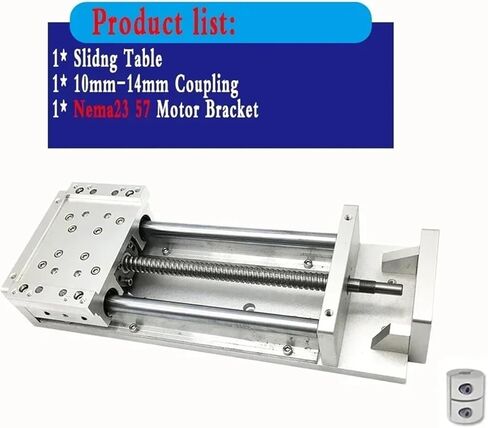 [WHANDWEEL و COVER] MOVY MOVIENT MODY LITER LOTTER COVER GUIDE LOADE GIDER SFU1605 /1610 100-1000MM STREELWHEEL SLIDE (SUF1610-200MM STREET) in Kuwait