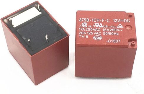 RELAY 875B-1AC-F-C-12VDC 875B-1AC-F-C-24VDC 875B-1AC-F-C 12VDC 875B 1AC F C 24V 12V 4PIN 17A 10PCS (875B-1AC-F-C-12VDC) in Saudi Arabia