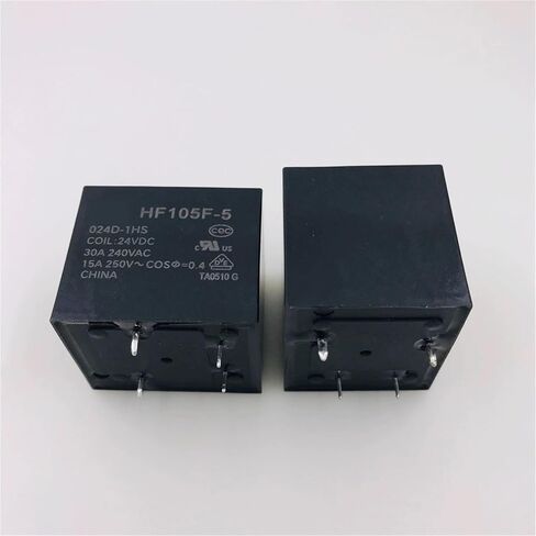 1PC HF105F-5-024D-1HS مجموعة من 4 دبوسة 4-A240VAC HONGFA تتابع عالي الطاقة العالي in Saudi Arabia