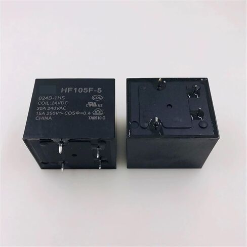 1PC HF105F-5-024D-1HS مجموعة من 4 دبوسة 4-A240VAC HONGFA تتابع عالي الطاقة العالي in Saudi Arabia