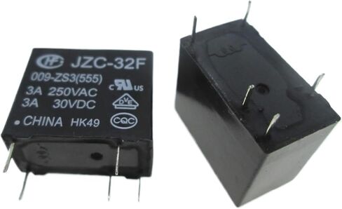 9V RELAY JZC-32F-009-ZS3 JZC-32F 009-ZS3 HF32F-009-ZS3 HF32F 009-ZS3 9V-ZS3 9VDC DC9V 9V 5PIN in Saudi Arabia