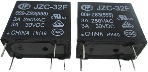 9V RELAY JZC-32F-009-ZS3 JZC-32F 009-ZS3 HF32F-009-ZS3 HF32F 009-ZS3 9V-ZS3 9VDC DC9V 9V 5PIN in Saudi Arabia