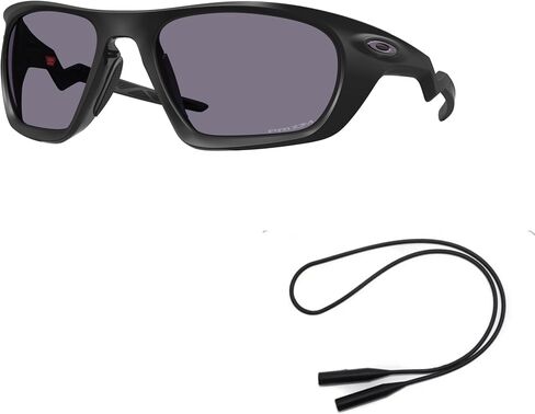 Oakley OO9431 حزمة النظارات الشمسية: OO 9431 LAVINALIS 943102 Matte Black Ink/Prizm Gray Policarbonate Standard and Universal Anti-Slip Silicone Leash in Saudi Arabia