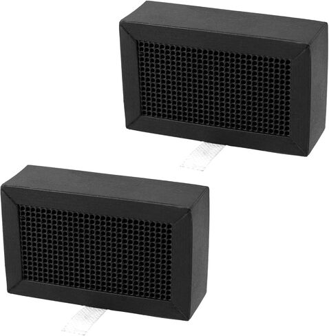 2pcs مرشحات الهواء الطابعة ثلاثية الأبعاد لمختبر Bambu ، 3.2x2x1.1in الممتازة الكربون الممتازة 3D مرشح الهواء مرشح عملية تنقية عملية ل Bambu Lab x1c/p1p/p1s/x1/x1e (أسود) in Kuwait