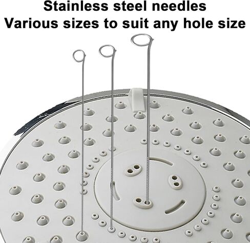 40pcs Shower Head Cleaning Tools, Multi-Size Stainless Steel Unclogging Picks and 2 Styles Tiny Showerhead Cleaner Brushes Unclogger Accessories for Small Holes, Faucets, Sink Gaps, Nozzles in Saudi Arabia