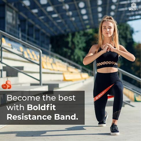مجموعة حلقة مقاومة Boldfit Mini (حزمة من 5) نطاقات تمرينات نطاقات الورك لصالح Gym Booty Belt Band Theraband for Litness ، Multicolor ، (Rminiloop1) in Saudi Arabia