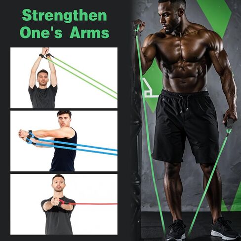 4 Pieces Baseball Resistance Bands, Rubber Elastic Resistance Band 4 Levels Softball Baseball Arm Bands Pitching Training Arm Strength Trainer Stretching Warm up Equipment for Youth Adult in Saudi Arabia