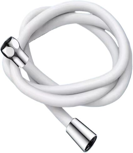 1pc 1.5/2M G1/2 Universal Interface High Pressure Silicone Powerful Tap Faucet Toilet Bathroom Accessorie(White,2M) in Saudi Arabia