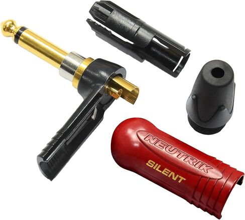 Best Worlds Best Cabls 15 Foot - Gotham GAC -1 Ultra Pro - Premium Low -Cap (21 PF/F) كابل أداة الجيتار الجيتار مع الذهب النيوترريك مباشرة إلى الزاوية (سدادة صامتة) ¼ بوصة (6.35 مم) TS - مصنوعة مخصصة مصنوعة in Kuwait