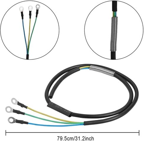 Scooter Parts Motor Cable Electric Scooter Compatible with Ninebot F40 F30 F25 F20 Power Cord Engine Cable Motor Wire Parts in Saudi Arabia