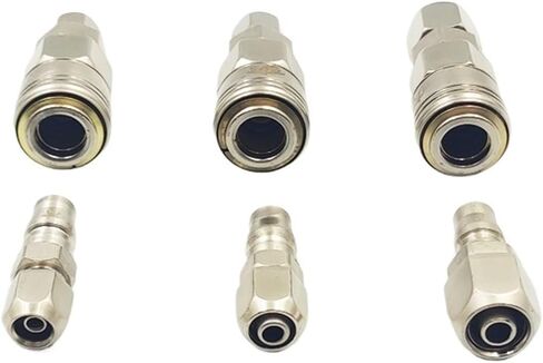 1pcs ملاءمة الذروة ذاتية القفل الذاتي خط الهوائية Quick Connector Adapter ForairCompressor (SF20 و PF20) in Saudi Arabia