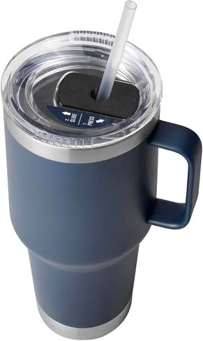 Replacement Straw Lid Attachment Compatible With Yeti Tumber Magslider/Stronghold Lid,2 Pack Straw Parts Cover for Bottle 20/30 Oz Tumbler (Black) in Saudi Arabia