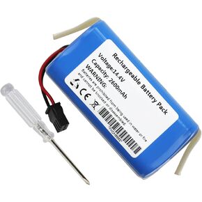 Replacement Battery Compatible with Deenkee 600 DK600 MAX DK700,Ionvac SmartClean 2000 V4, Honiture G20, G20 Pro,Coredy R750-1600Pa,BAGOTTE BG600 BG700 BG750 Robot H18650CH-4S1P CMICR18650F8M7-4S1P in Saudi Arabia