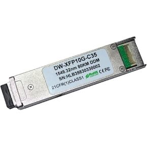 by DHL! 10GBASE-ZR C-Band Optical 10G C35 1549.32nm 80km ZR DWDM XFP Transceiver with DOM Function in Saudi Arabia