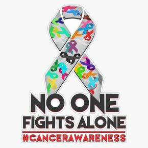 All Cancer Awareness Sticker Vinyl Decal Car Laptop Wall Window Bumper Sticker 5" in Saudi Arabia