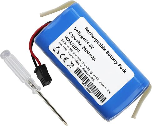 Replacement Battery Compatible with Deenkee 600 DK600 MAX DK700,Ionvac SmartClean 2000 V4, Honiture G20, G20 Pro,Coredy R750-1600Pa,BAGOTTE BG600 BG700 BG750 Robot H18650CH-4S1P CMICR18650F8M7-4S1P in Saudi Arabia