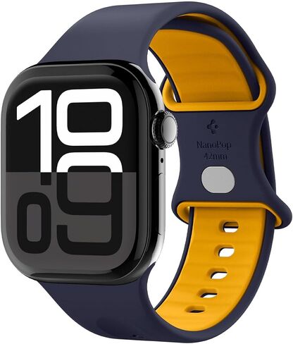 Spigen Nano Pop for Apple Watch Band, Comfortable Waterproof Silicone Strap in Saudi Arabia