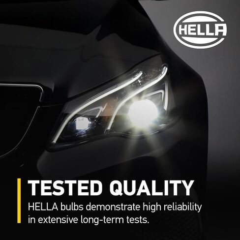 هيلا مصابيح هالوجين بيضاء زينون H71071502 سلسلة اكس بي 9012، 12 فولت، 55 واط، عبوة من قطعتين in Kuwait