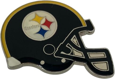 NFL Pittsburgh Steelers Sports Team Logo 4 Pin Set Franchise Timeline Collectible Throwback in Saudi Arabia