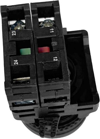 CSI Black Plastic Flush Head Pushbutton, Momentary, 22mm, UL Listed with 2 NO and NC Contact Blocks in Saudi Arabia