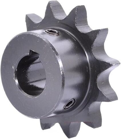 أجهزة ترس للدوران الميكانيكي 1pcs 20t 08b Keyway Bore 14-32mm محرك أقراص صناعي صلب العجلة (24 ملم (Keyway 8mm)) in Kuwait