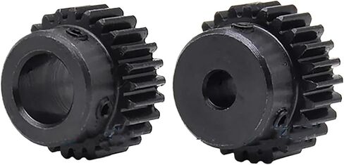 Pinion Hardware for Mechanical Rotation 1pcs 1 Module Spur Gear Motor Gear 1M 20T Steel Blackening Mechanical Transmission Gear Bore 4/5/6/6.35/7/8/10-12.7mm(8mm) in Saudi Arabia