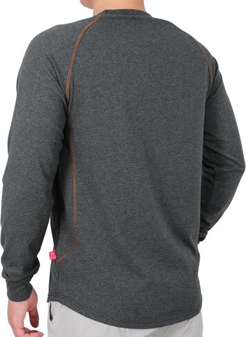 TICOMELA FR Shirts for Men | Flame Resistant Shirt,Welding & Electrical Work,Stretch,CAT2 NFPA 2112 Compliant,100% Cotton in Kuwait