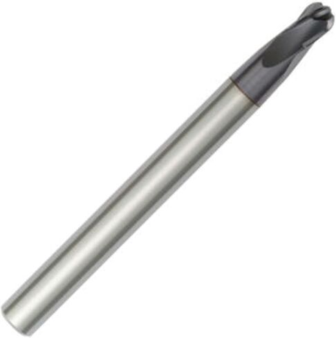 WIDIA Hanita 706006004RT Vision Plus 7060 HP Hard Material End Mill, Ball Nose, 6 mm Cutting Dia, Carbide, TiAlN, RH Cut, Straight Shank, 4-Flute in Saudi Arabia