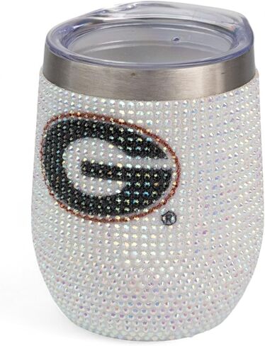 The Memory Company | Licensed NCAA 2-Pack Bling SS Stemless Wine Tumblers in Saudi Arabia