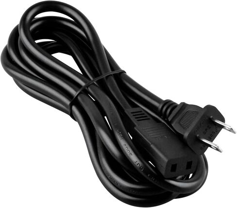 8ft 2-Prong Square AC Power Cord Cable Lead for Korg Concert C-800 800 Concert Series Piano in Saudi Arabia