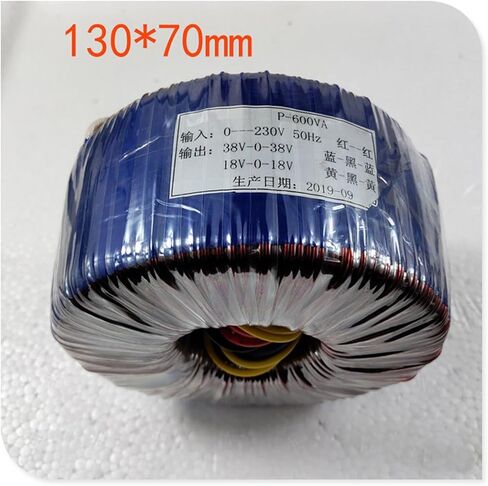 1PCS 600W Toroidal Power Amblefier Transformer الإخراج: 38V-0-38V 7.4A ؛ 18V-0-18V 1A ؛ in Saudi Arabia