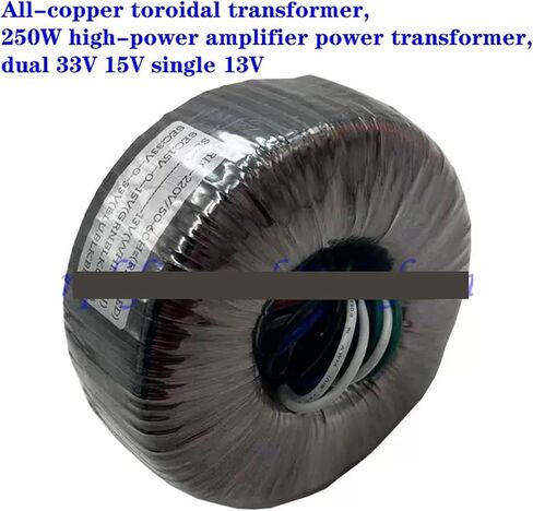 1pcs All-Copper toroidal Transformer 250W high-Power Amplifier Power Transformer Dual 33V 15V Single 13V in Saudi Arabia