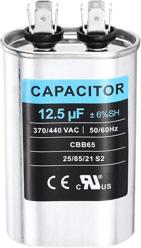 MECCANIXITY 2Pcs 3MFD CBB65 Run Start Capacitor 3uF, 370/440V Oval AC Capacitor for AC Motor Run, HVAC, Air Conditioner, Condenser Motors in Saudi Arabia
