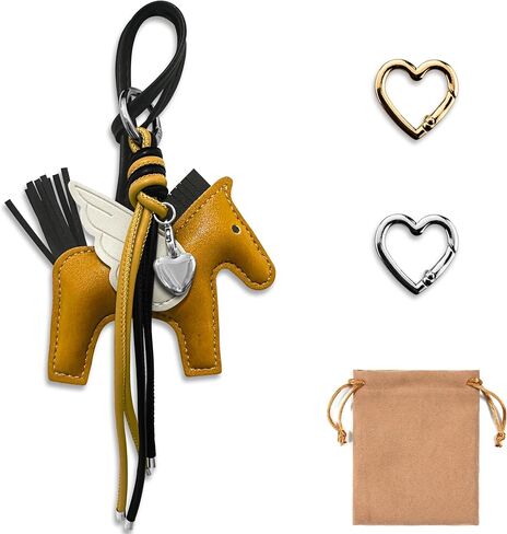LENCL Horse Bag Charms Vegan Leather Bag Charms Purse Keychain for Handbags Y2k Accessories Cute Keychains for Women in Saudi Arabia