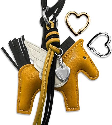 LENCL Horse Bag Charms Vegan Leather Bag Charms Purse Keychain for Handbags Y2k Accessories Cute Keychains for Women in Saudi Arabia