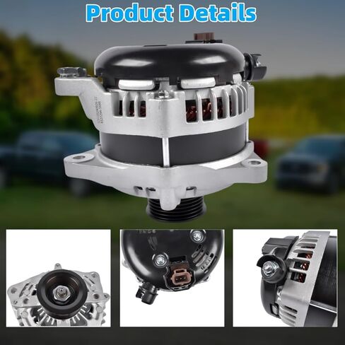 المولد 180AMP 12V W/Decoupler استبدال Volvo XC60 2010-2015 XC90 2007-2014 S60 2011-2016 S80 2007-2015 V60 15-16 V70 08-10 استبدال 0121715009 0125811051 Vahaha in Kuwait