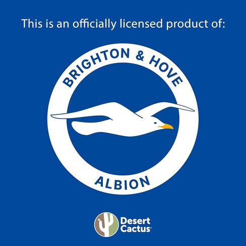 ملحقات CACTUS Brighton & Hove Albion Car Car Bhafc Seagulls نادي كرة القدم الممتصة Custer Custer Coasters مجموعة منتجات مرخصة من 2 (تصميم A) in Saudi Arabia