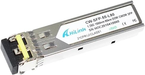 مزدوج 1.25g 1550nm 80km CWDM SFP جهاز الإرسال والاستقبال مع وظيفة DOM in Saudi Arabia
