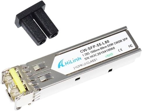 مزدوج 1.25g 1550nm 80km CWDM SFP جهاز الإرسال والاستقبال مع وظيفة DOM in Saudi Arabia