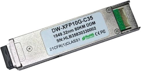 بواسطة DHL! 10GBASE-ZR C-Band Optical 10G C35 1549.32NM 80km ZR DWDM XFP STROSEIVER مع وظيفة DOM in Saudi Arabia