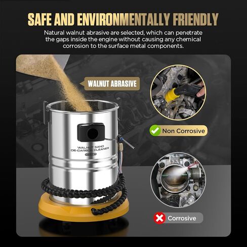 LUTIFIX HTS558 مسدس الجوز، آلة تنظيف نظام محرك السيارات، آلة تنظيف صمامات أنابيب سحب السيارات، نظام Valvetronic، مسحوق الجوز، عامل تنظيف رواسب الكربون الرملية in Saudi Arabia