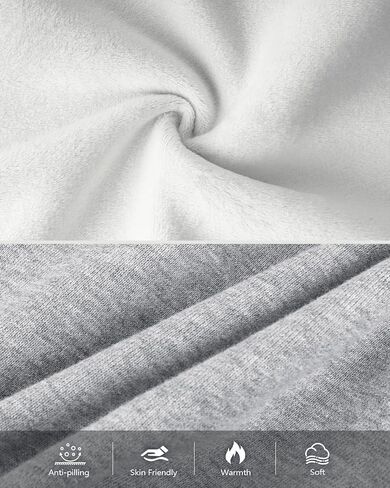 Zylioo Extra Long Fleece Sweatpants for Men, Men's Grey Fleece Lined Sweatpants with 34 Inseam, Men's Tall Winter Joggers in Saudi Arabia