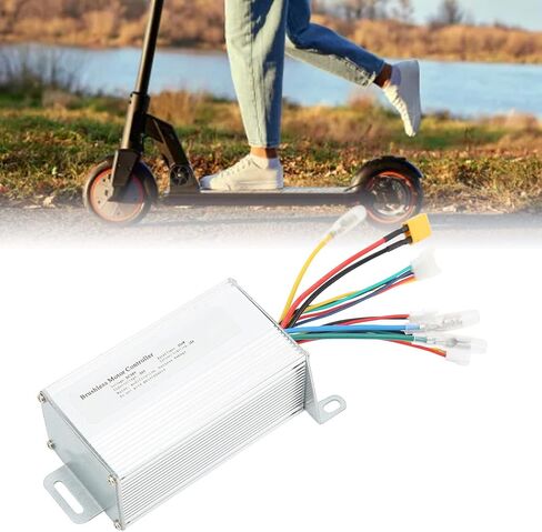350W 36V مكافحة سكوتر كهربائي وحدة تحكم محرك بدون فرش من أجزاء الدراجات البخارية الكهربائية سبيكة الألومنيوم 36V 16A ، #311 ، 15 * 10 * 6 سم in Saudi Arabia