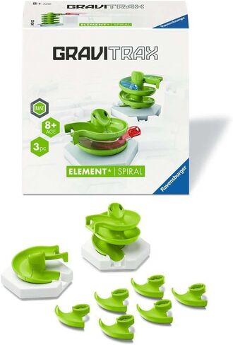 Ravensburger GraviTrax Spiral Accessory - Marble Run and STEM Toy for Boys and Girls Age 8 and Up - Expansion for 2019 Toy of The Year Finalist GraviTrax in Saudi Arabia
