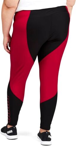 PUMA Womens Train Eversculpt Logo High Weist 78 Leggings Athletic Casual Comfort Technology - Black ، Red - Size 3X in Saudi Arabia